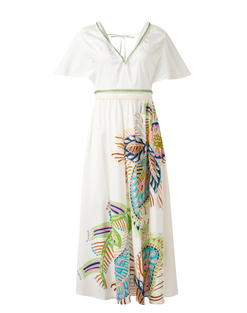 Product image - Marc Cain - White Paisley Print Dress