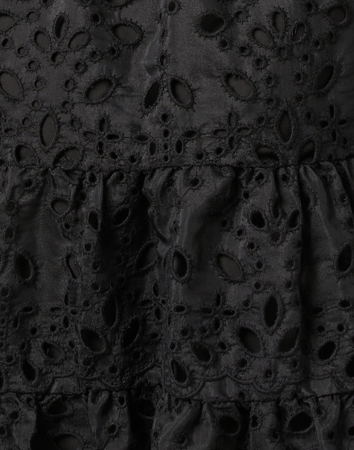 Fabric image - Shoshanna - Shia Black Eyelet Organza Dress