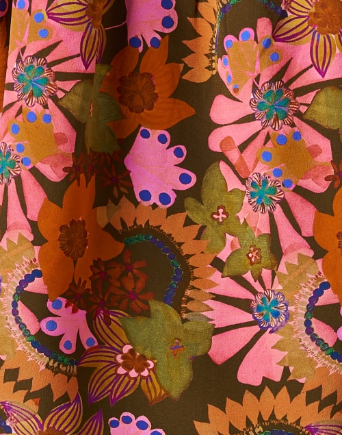 Fabric image - Soler - Villamarie Multi Print Silk Crepe Top