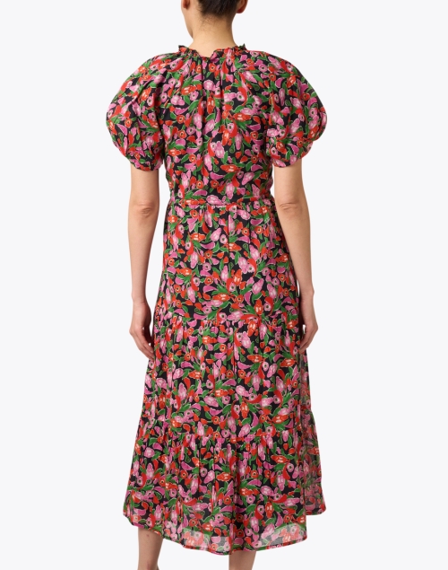 Back image - Banjanan - Poppy Floral Cotton Dress