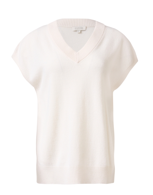 Product image - Kinross - Ivory Cashmere Popover Sweater