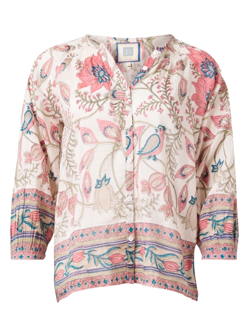 Product image - Bell - Courtney Pink Print Cotton Silk Top