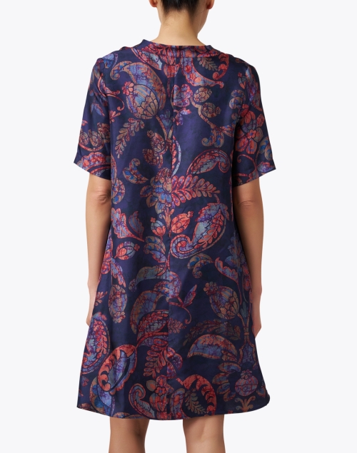 Back image - Momoni - Sarraina Multi Paisley Silk Dress