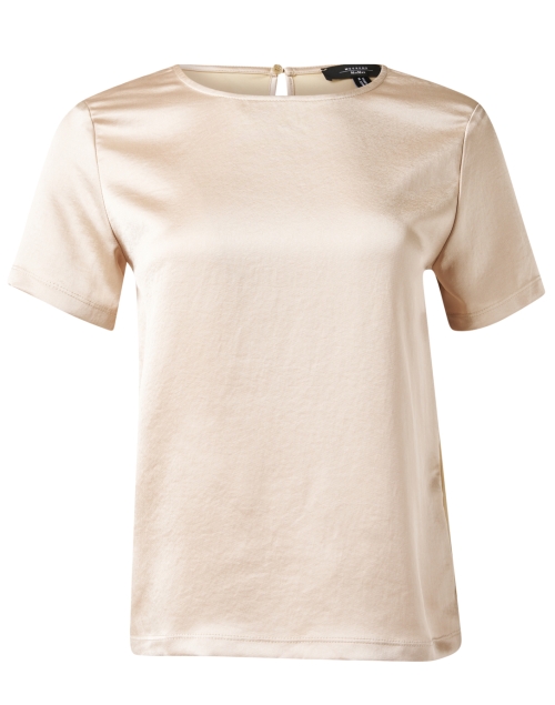 Product image - Weekend Max Mara - Torres Sand Satin Jersey Blouse