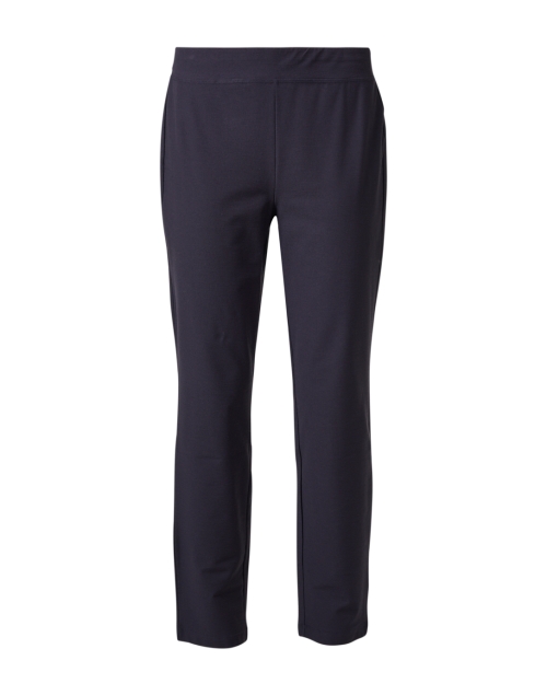 Product image - Eileen Fisher - Navy Stretch Crepe Slim Ankle Pant