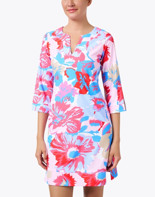 Front image - Jude Connally - Megan Multi Floral Print Dress