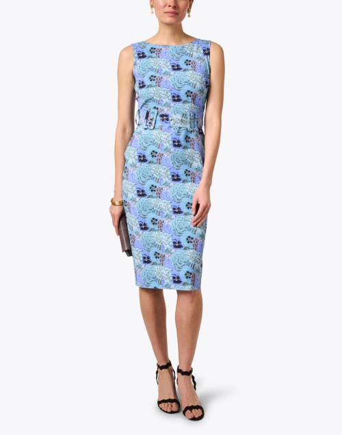 Zeffirina Blue Floral Print Dress
