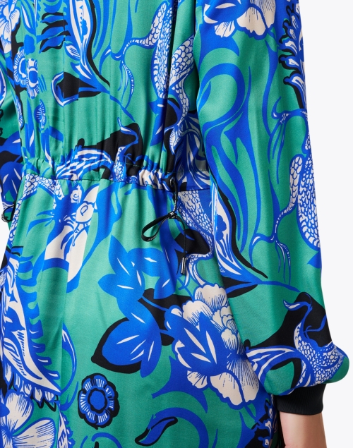 Extra_1 image - Marc Cain Sports - Blue Multi Paisley Print Dress