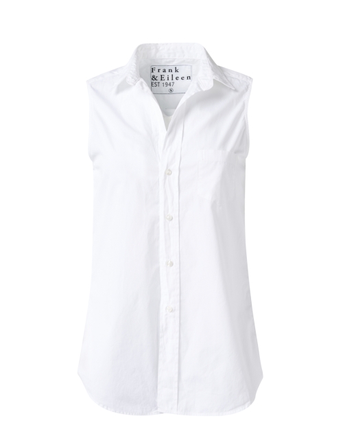 Product image - Frank & Eileen - Fiona White Sleeveless Shirt