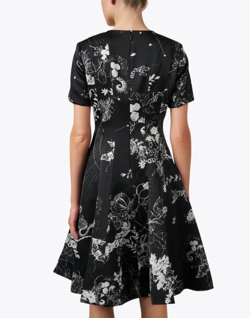 Back image - Jason Wu Collection - Black and White Print Dress