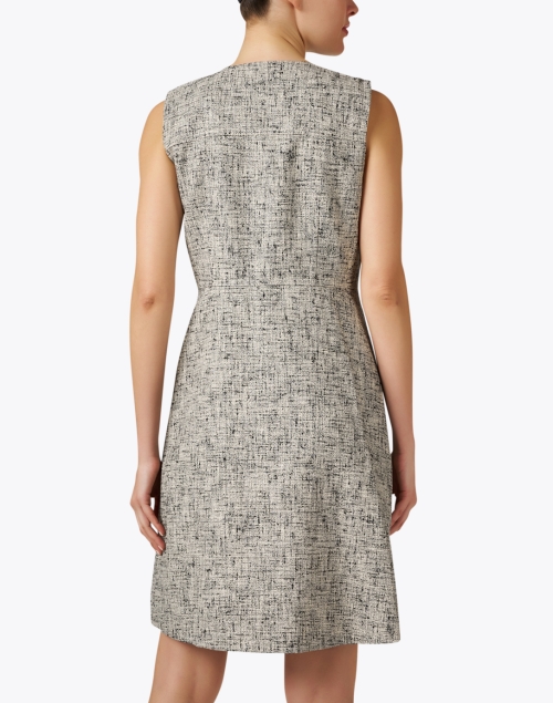 Back image - Lafayette 148 New York - Grey Sheath Dress