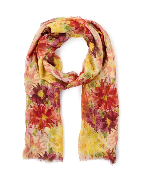 Product image - Amato - Zinnia Red Floral Printed Scarf