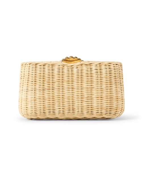 Back image - Poolside - The Classica Rattan Shell Clutch