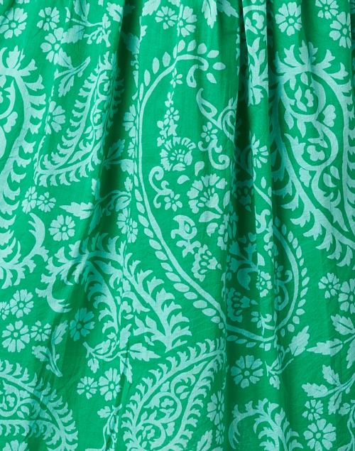 Fabric image - Ro's Garden - Feloi Green Paisley Print Dress