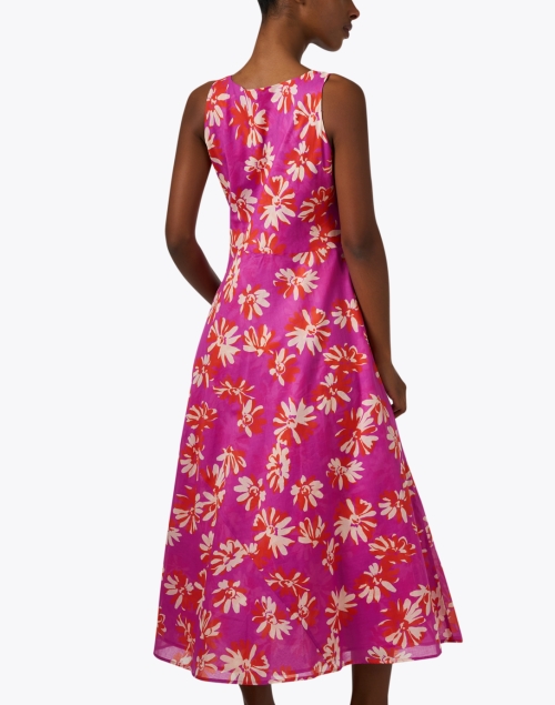 Back image - Rosso35 - Multi Floral Cotton Dress
