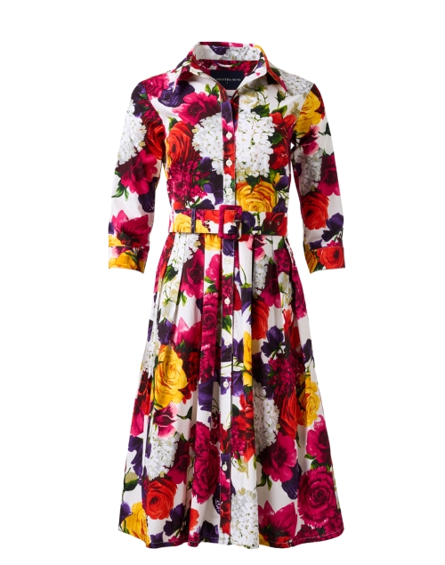 Product image - Samantha Sung - Audrey Multi Floral Print Cotton Stretch Dress