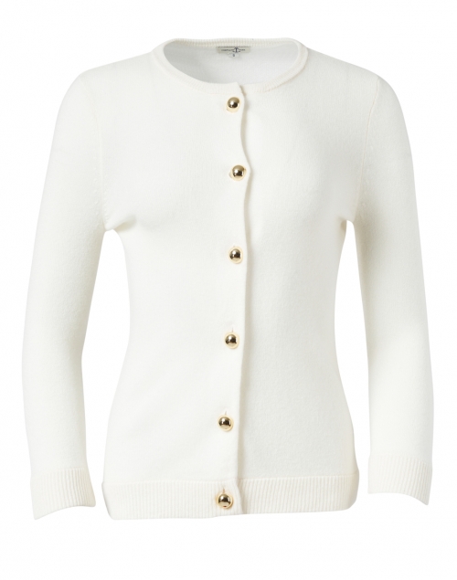 Product image - Cortland Park - Uptown Girl Ivory Cashmere Cardigan