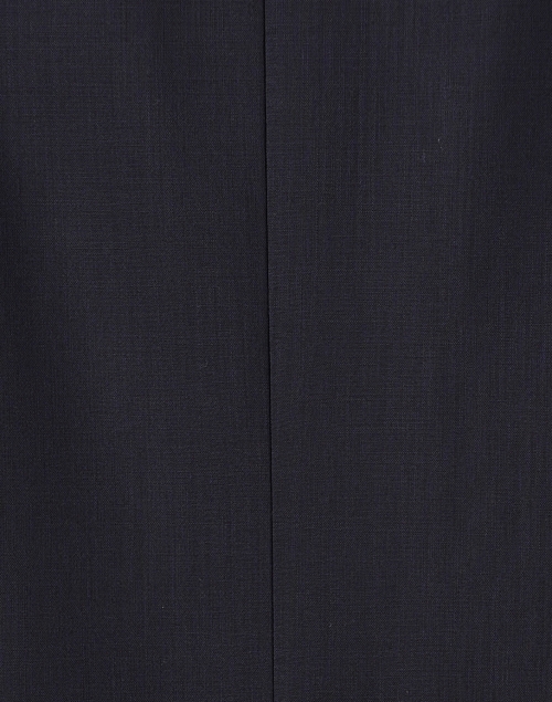 Fabric image - Lafayette 148 New York - Navy Stretch Wool Blazer