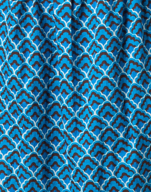 Fabric image - Ro's Garden - Genia Blue Print Cotton Dress