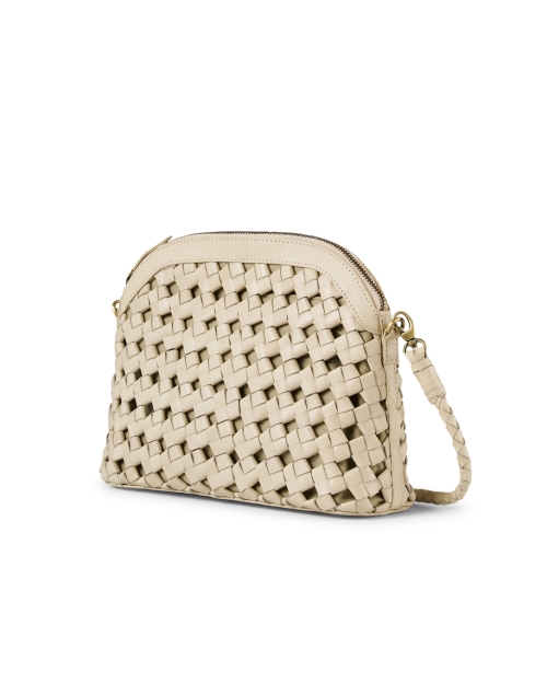 Front image - Bembien - Carmen Cream Leather Crossbody Bag
