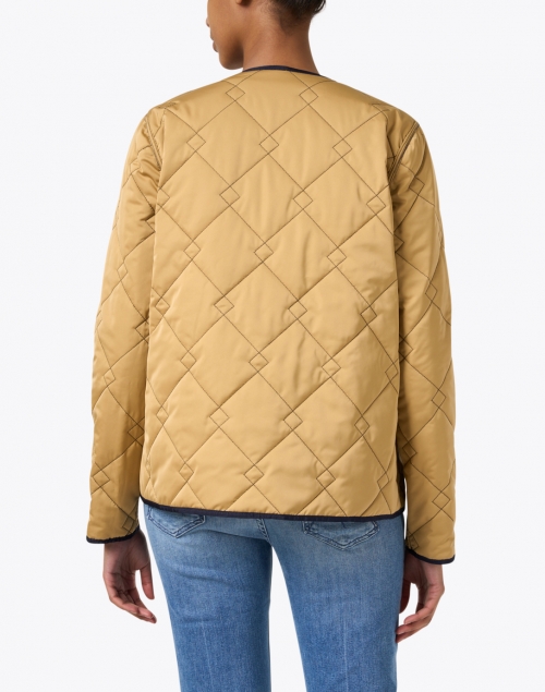 Extra_3 image - Jane Post - Navy and Camel Reversible Quilted Jacket