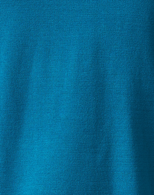 Fabric image - J'Envie - Teal V-Neck Sweater