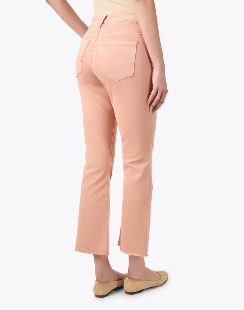 Back image - AG Jeans - Farrah Peach Crop Bootcut Jean