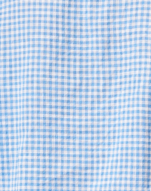 Fabric image - CP Shades - Romy Blue Gingham Linen Shirt