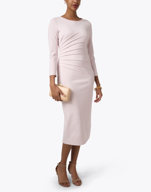 Orchid Pink Ruched Dress