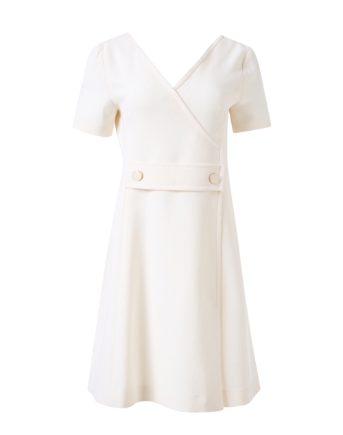 Product image - Jane - Tabitha Cream Wool Crepe Dress