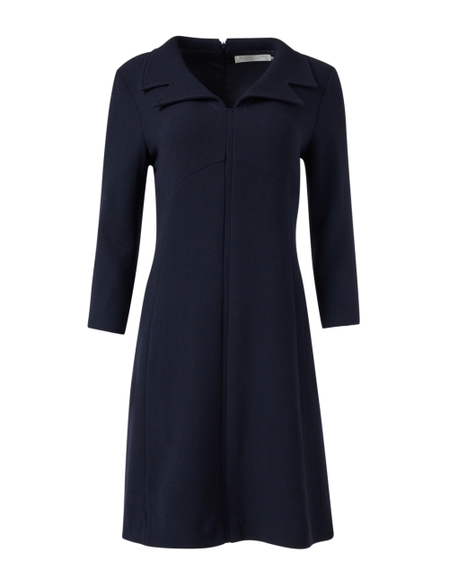 Product image - Jane - Tia Navy Wool Crepe Dress