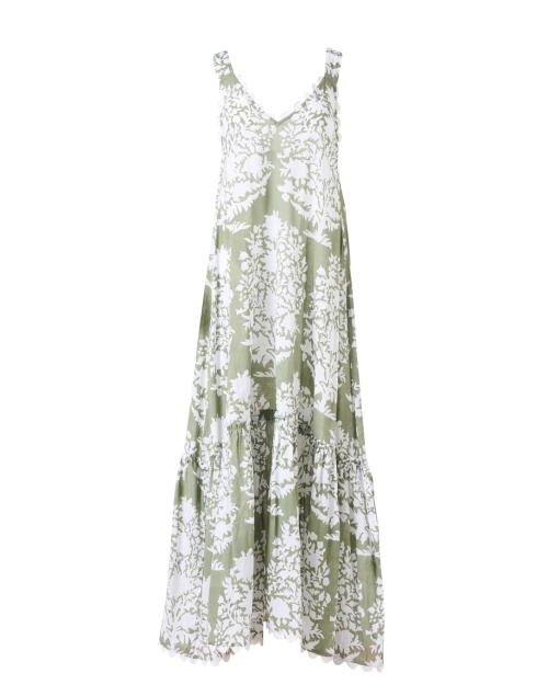 Juliet Dunn Sage Green Floral Maxi Dress