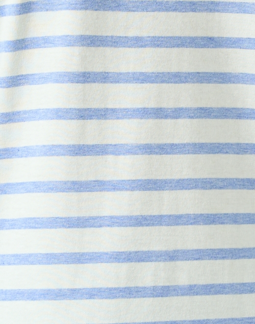 Fabric image - Saint James - Galathee Blue Striped Shirt