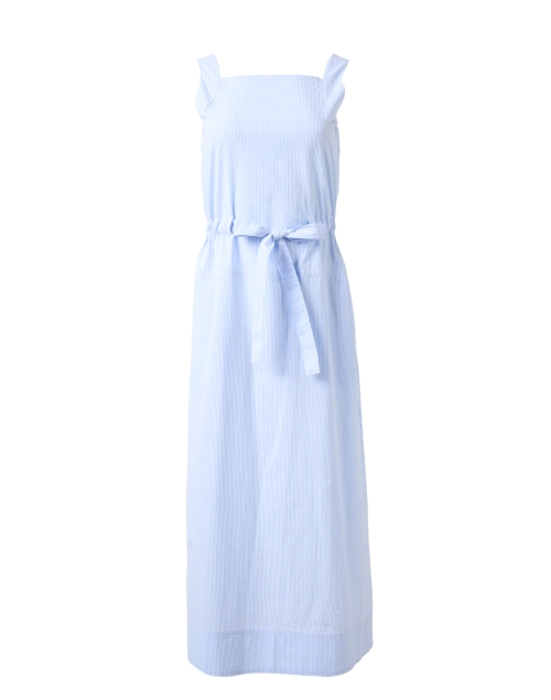 Product image - Max Mara Leisure - Panfilo Blue Seersucker Cotton Dress