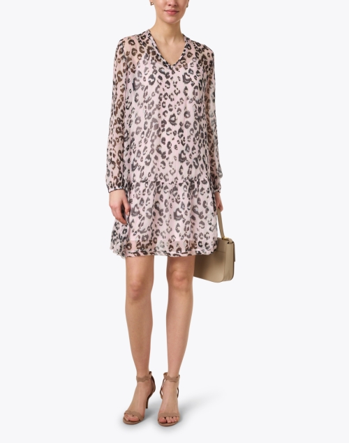 Lavender Leopard Print Dress