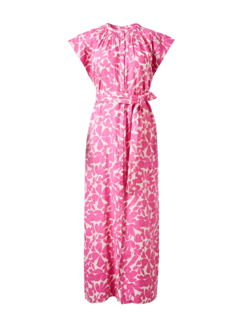 Product image - Apiece Apart - Mirada Pink Printed Linen Dress