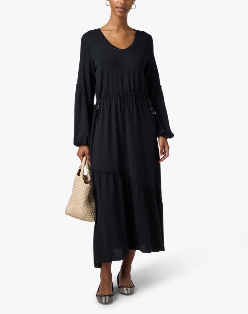 Black Relaxed Maxi Dress
