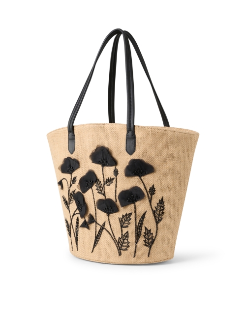 Front image - Frances Valentine - Woven Embroidered Tote Bag 