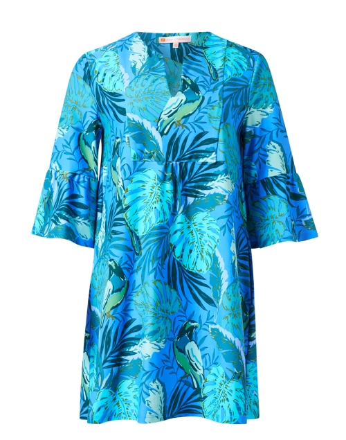 Product image - Jude Connally - Kerry Turquoise Print Dress