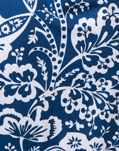 Fabric image - Gretchen Scott - Navy Floral Printed Jersey Dress