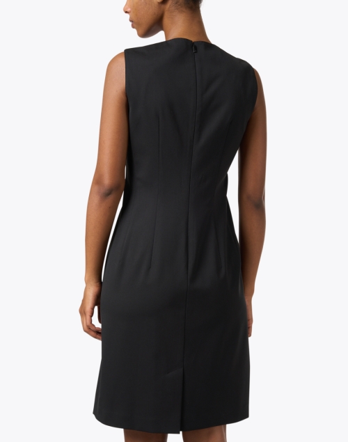 Back image - Lafayette 148 New York - Harpson Black Wool Dress