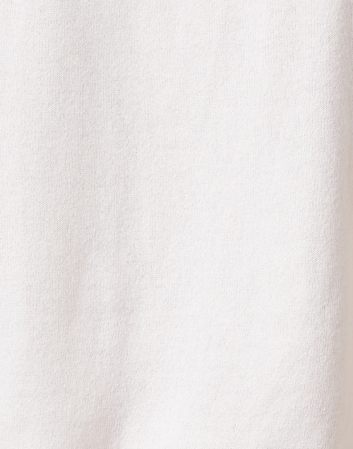 Fabric image - Kinross - Ivory Cashmere Polo Sweater