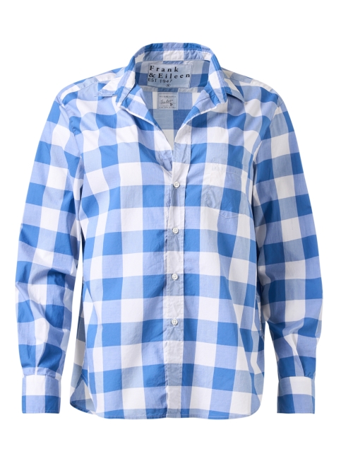 Product image - Frank & Eileen - Eileen Blue Check Cotton Blouse