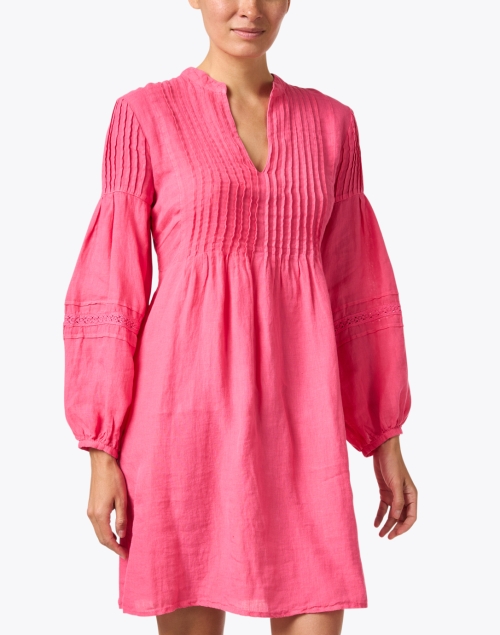Front image - 120% Lino - Orchid Pink Linen Dress