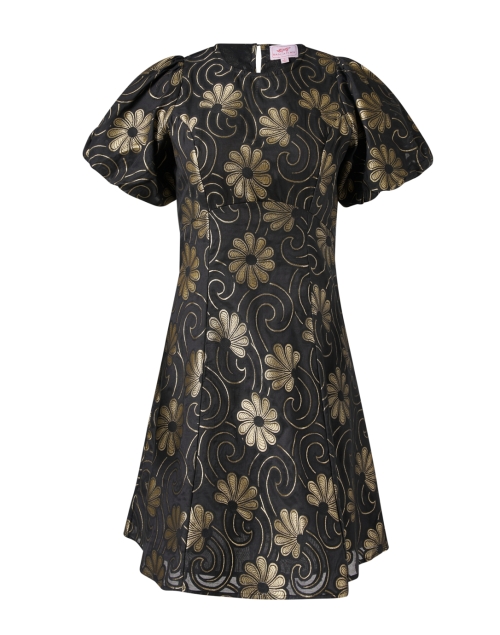 Product image - Banjanan - Gracia Black and Gold Jacquard Dress