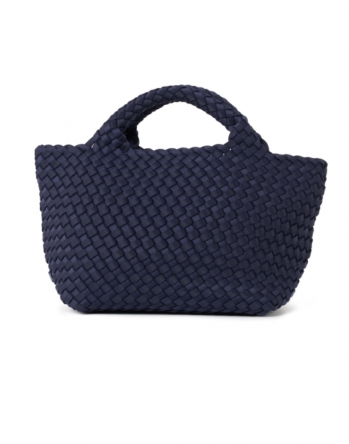 Product image - Naghedi - St. Barths Mini Solid Navy Woven Handbag
