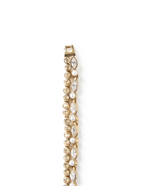 Extra_1 image - Oscar de la Renta - Gold and Pearl Double Tennis Bracelet