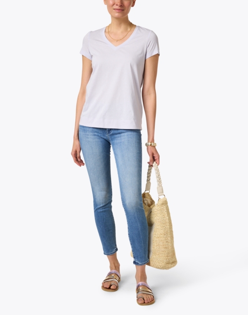 Look image - Mother - The Looker Light Mid-Rise Skinny Jean