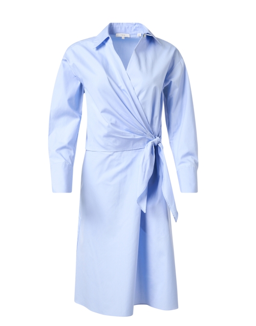 Product image - Vince - Light Blue Cotton Wrap Shirt Dress