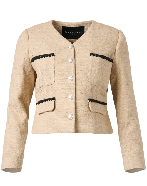 Product image - Tara Jarmon - Versailles Beige Cotton Jacket 